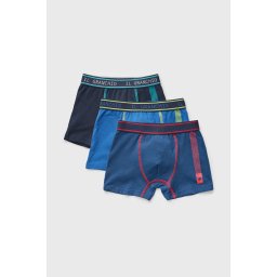3PACK Royal pamut fiú boxeralsó kék 34