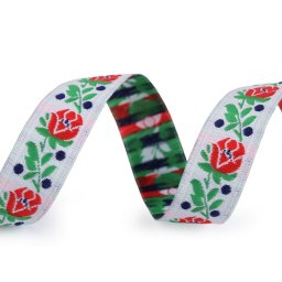 Népviseleti mintás szalag 18 mm
