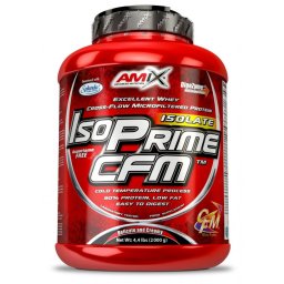 AMIX Nutrition - IsoPrime CFM(R) Isolate 1000g/2000g - 2000, strawberry - Tejsavó Fehérje Izolátum, eper