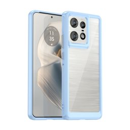 CRYSTAL Védőburkolat Motorola Edge 50 Pro kék színhez