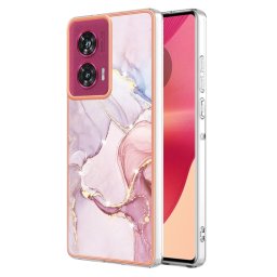 IMD MARBLE Védőburkolat Motorola Edge 50 Fusion ROSE GOLD-hoz