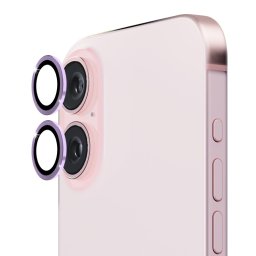 ENKAY ALU Kameraüveg Apple iPhone 16 / 16 Plus lila