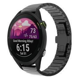 CLASSIC Fém szíj Garmin Forerunner 255 Musichoz fekete