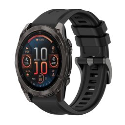 SILICONE Cserélhető szíj Garmin Fenix 8 47mm fekete