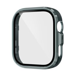 PC FULL COVER Műanyag tok üveggel Huawei Watch Fit 4 Pro sötétzöld