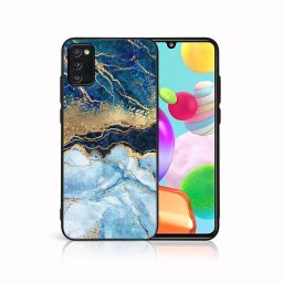 MY ART Védőtok Samsung Galaxy A41 BLUE MARBLE (141) készülékhez