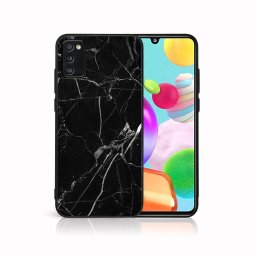 MY ART Védőtok Samsung Galaxy A41 BLACK MARBLE (142)