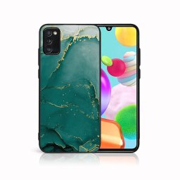 MY ART Védőtok Samsung Galaxy A41 GREEN MARBLE (145) készülékhez