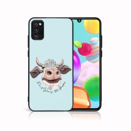 MY ART Védőtok Samsung Galaxy A41 HAPPY COW (181) készülékhez