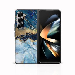 MY ART Védőtok Samsung Galaxy Z Fold6 5G BLUE MARBLE (141) készülékhez