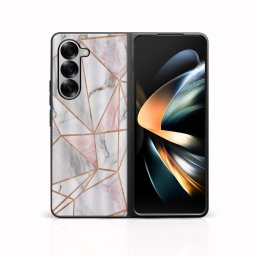 MY ART Védőtok Samsung Galaxy Z Fold6 5G PINK MARBLE (143)