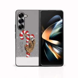 MY ART Karácsonyi dizájnnal ellátott Samsung Galaxy Z Fold6 5G CANDY (076) tok