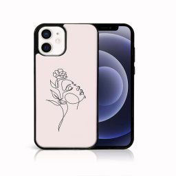 MY ART Védőtok Apple iPhone 12 mini ROSE GIRL készülékhez (198)
