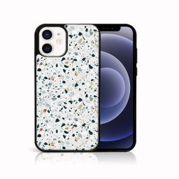 MY ART Védőtok Apple iPhone 12 mini GREY TERRAZZO (163) készülékhez