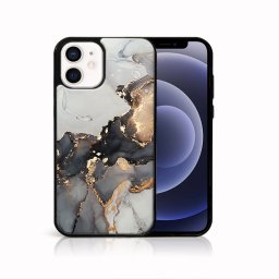 MY ART Védőtok Apple iPhone 12 mini GREY MARBLE készülékhez (140)