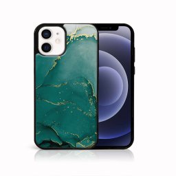 MY ART Védőtok Apple iPhone 12 mini GREEN MARBLE (145) készülékhez