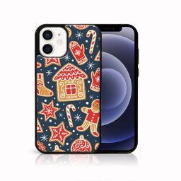 MY ART Karácsonyi mintás tok Apple iPhone 12 mini CHRISTMAS (069)