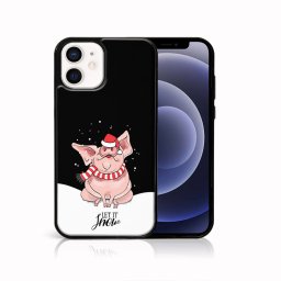MY ART Karácsonyi mintás tok Apple iPhone 12 mini LET IT SNOW (075)