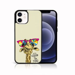 MY ART Védőtok Apple iPhone 12 mini GIRAFFE (180) készülékhez