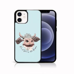 MY ART Védőtok Apple iPhone 12 mini HAPPY COW (181) készülékhez