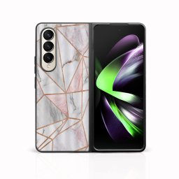 MY ART Védőtok Samsung Galaxy Z Fold4 5G PINK MARBLE (143) készülékhez