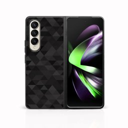 MY ART Védőtok Samsung Galaxy Z Fold4 5G BLACK TRIANGLES (232) készülékhez