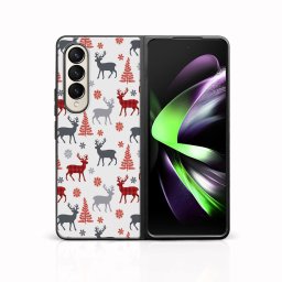MY ART Karácsonyi dizájnú tok Samsung Galaxy Z Fold4 5G DEER (068)