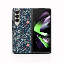 MY ART Karácsonyi dizájnnal ellátott tok Samsung Galaxy Z Fold4 5G MISTLETOE (070)