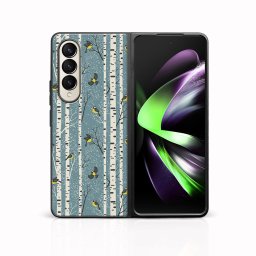 MY ART Karácsonyi dizájnnal ellátott tok Samsung Galaxy Z Fold4 5G BIRCH (072)