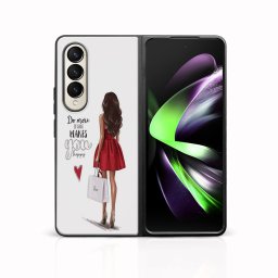 MY ART Védőtok Samsung Galaxy Z Fold 3 5G RED DRESS (137) készülékhez
