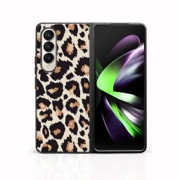 MY ART Védőtok Samsung Galaxy Z Fold 3 5G LEOPARD PRINT (238) készülékhez