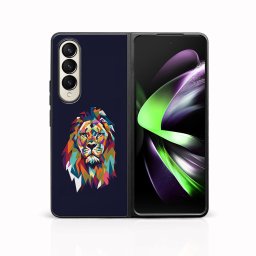 MY ART Védőtok Samsung Galaxy Z Fold 3 5G LION (246) készülékhez