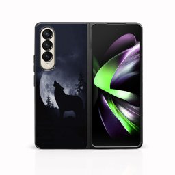 MY ART Védőtok Samsung Galaxy Z Fold 3 5G WOLF (247) készülékhez