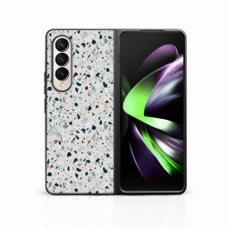 MY ART Védőtok Samsung Galaxy Z Fold 3 5G GREY TERRAZZO (163) készülékhez