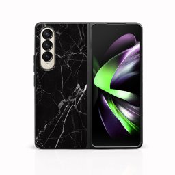 MY ART Védőtok Samsung Galaxy Z Fold 3 5G BLACK MARBLE (142) készülékhez
