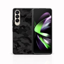 MY ART Védőtok Samsung Galaxy Z Fold 3 5G BLACK CAMO (234) telefonhoz