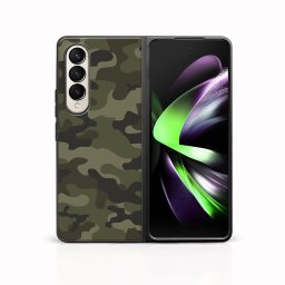 MY ART Védőtok Samsung Galaxy Z Fold 3 5G GREEN CAMO (235) készülékhez