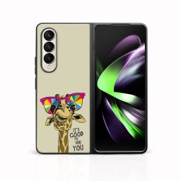 MY ART Védőtok Samsung Galaxy Z Fold 3 5G GIRAFFE (180) készülékhez