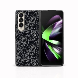 MY ART Védőtok Samsung Galaxy Z Fold 3 5G ROSES (172) készülékhez