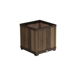Deco szögletes műanyag virágláda 61 L