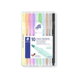 STAEDTLER Szövegkiemelő készlet, 1-4 mm, STAEDTLER "362 C", 10 különböző szín