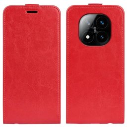 Piros, felhajtható tok Xiaomi Redmi Note 14 Pro+ 5G készülékhez