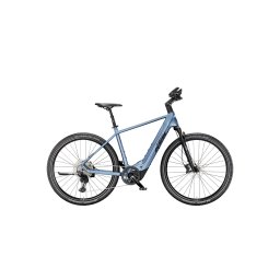 KTM Macina Cross Cx 810 2025 férfi E-bike Steel Blue Matt (Black+Silver) 60cm