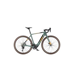 KTM Macina Gravelator Sx 20 2025 férfi E-bike Oxygen Green (Fresh Orange) 57cm
