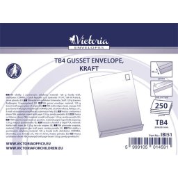 VICTORIA PAPER Redős-talpas tasak, TB4, szilikonos, 40 mm talp, VICTORIA PAPER, barna gascofil