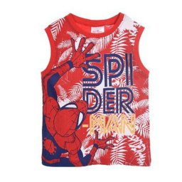 Pókember Leaf Red gyerek rövid póló, felső 3 év / 98 cm