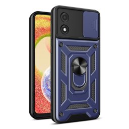 RING KAMERA Borító tartóval Motorola Moto E13 kék színhez