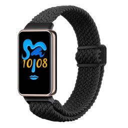 BRAIDED Nylon szíj Honor Band 10 / Honor Band 9 fekete színben