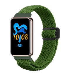 BRAIDED Nylon szíj Honor Band 10 / Honor Band 9 zöld színben