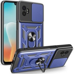 RING CAMERA Védőtok tartóval Samsung Galaxy Xcover 7 Pro kék színben